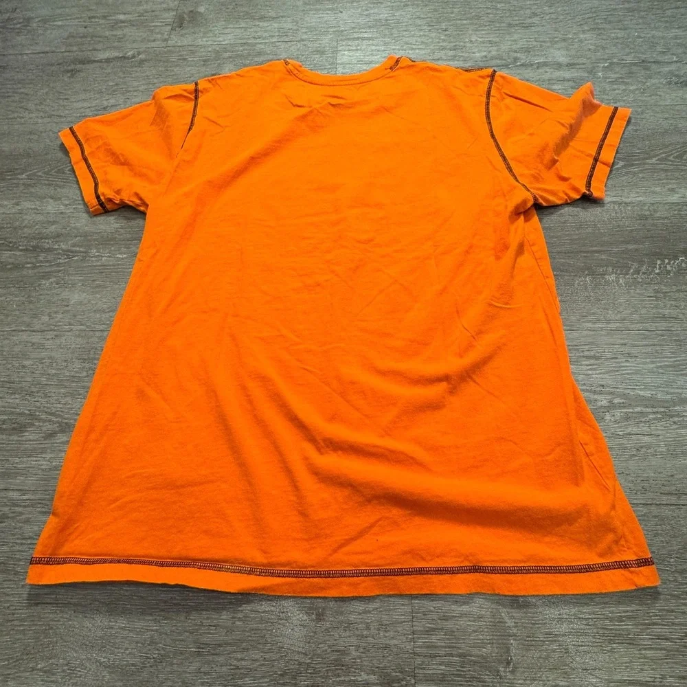 Cincinnati Bengals NFL Shirt‎ Mens XL Orange Logo Graphic Spellout Team Apparel
